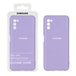 قاب نیو سیلیکون محافظ لنزدار RFF مدل Samsung A03S / A02S - یاسی (پک دار)